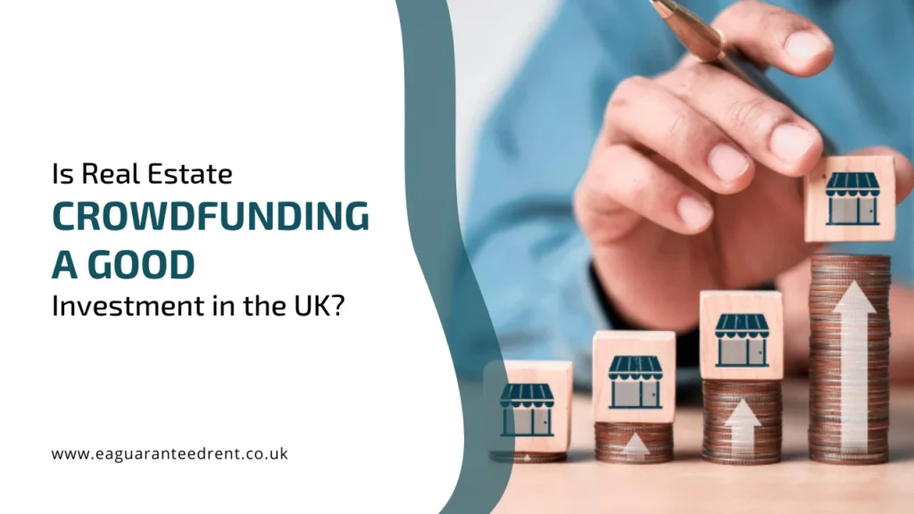 UK real estate crowdfunding investment concept showing property portfolio